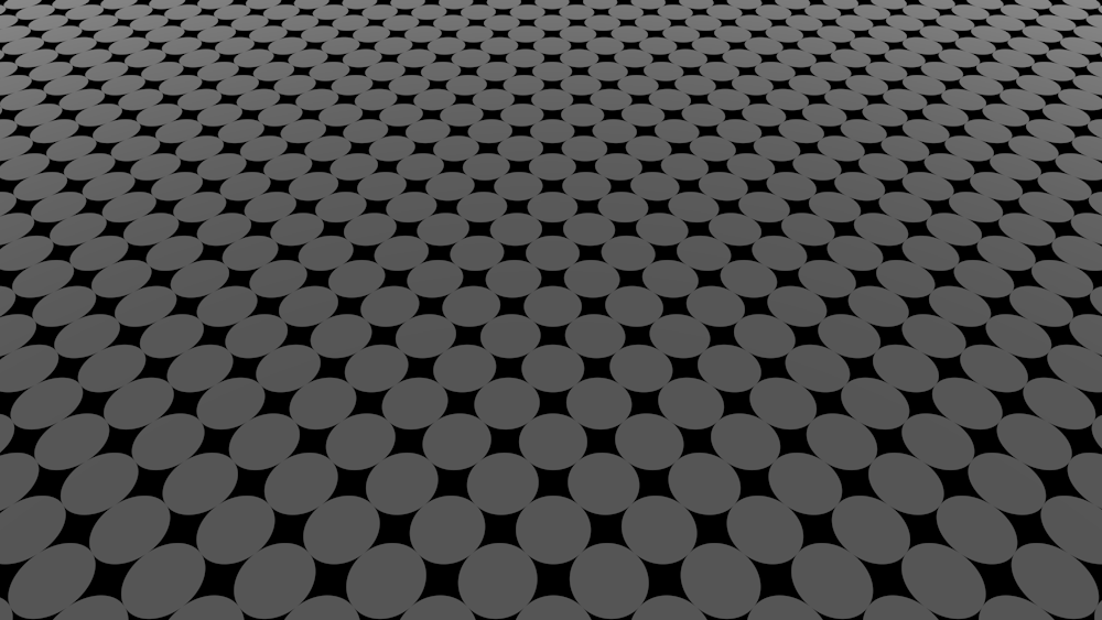 a black and grey background with circles