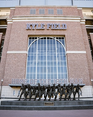 A picturesque view of Kyle Field at Texas A&M University.