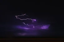 Epic purple card with lightning crackling around it, set against dark navy blue and gold accents.