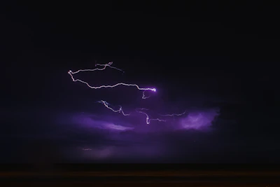 Epic purple card with lightning crackling around it, set against dark navy blue and gold accents.