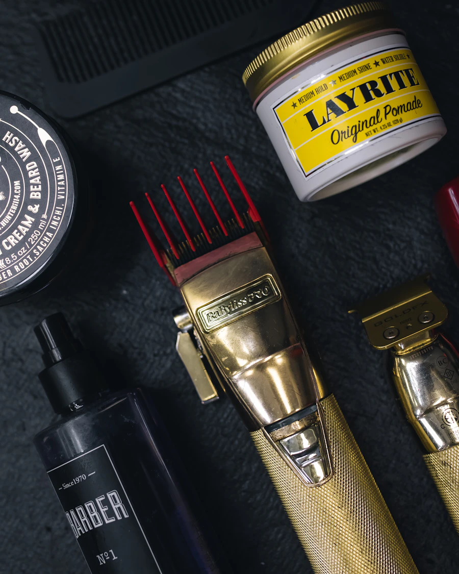 House-blend pomade and beard oil