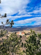 An image of a scenic landscape highlighting historic sites.