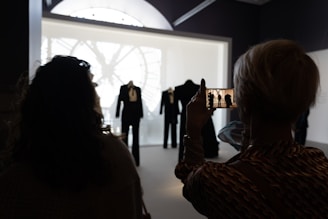 A behind-the-scenes look at a clothing brand launch event.