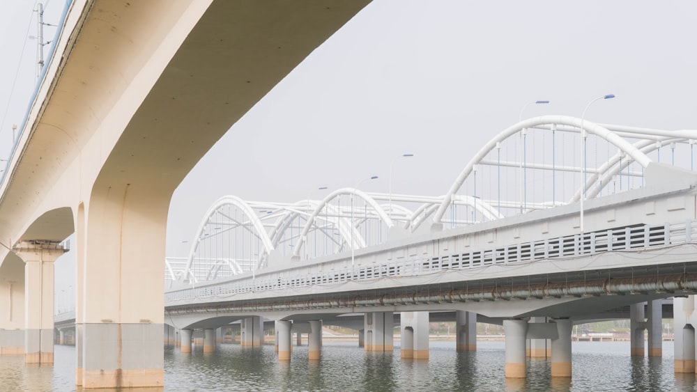 a large bridge over a body of water