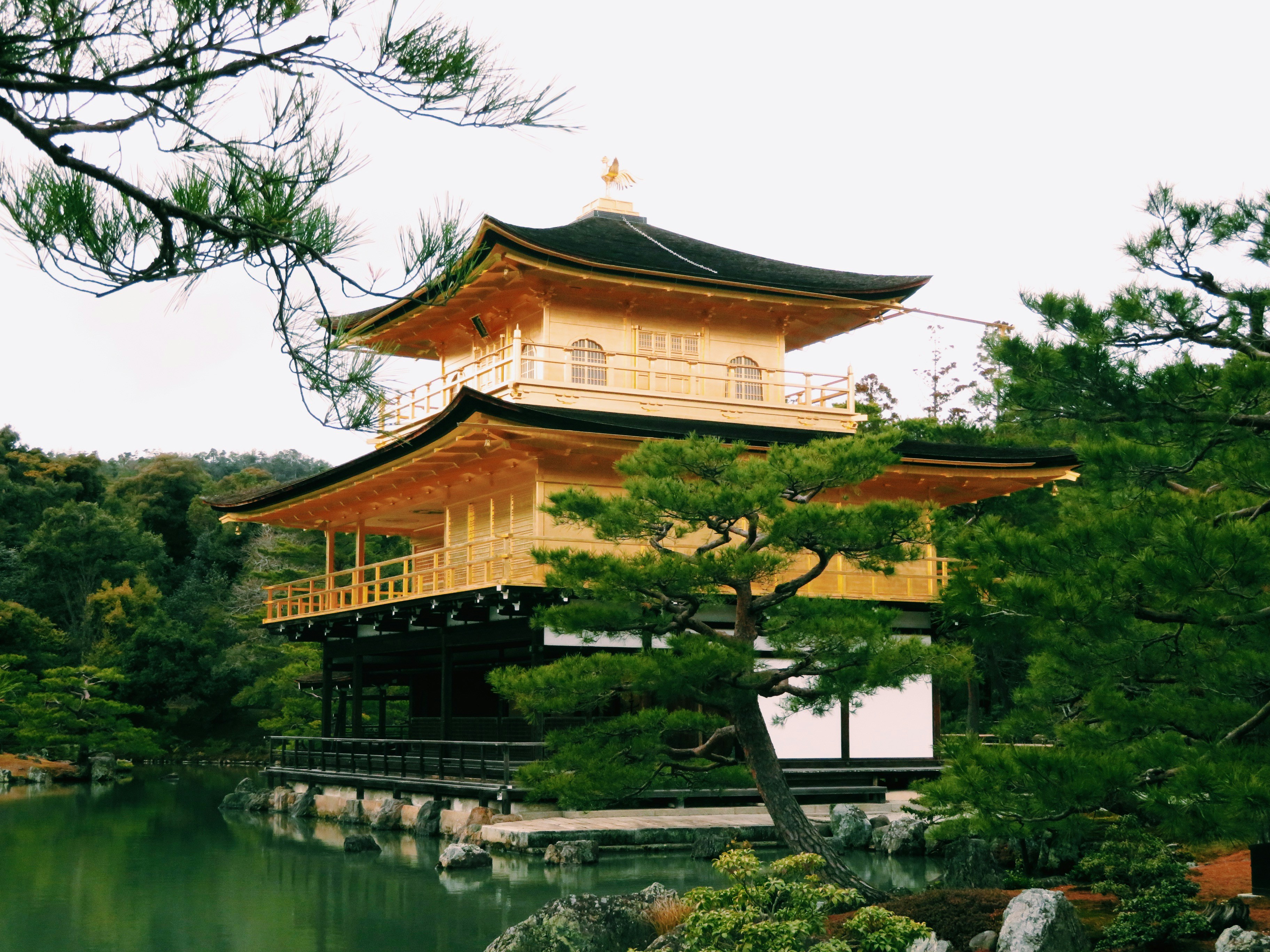 a tall building sitting next to a body of water, Graceful