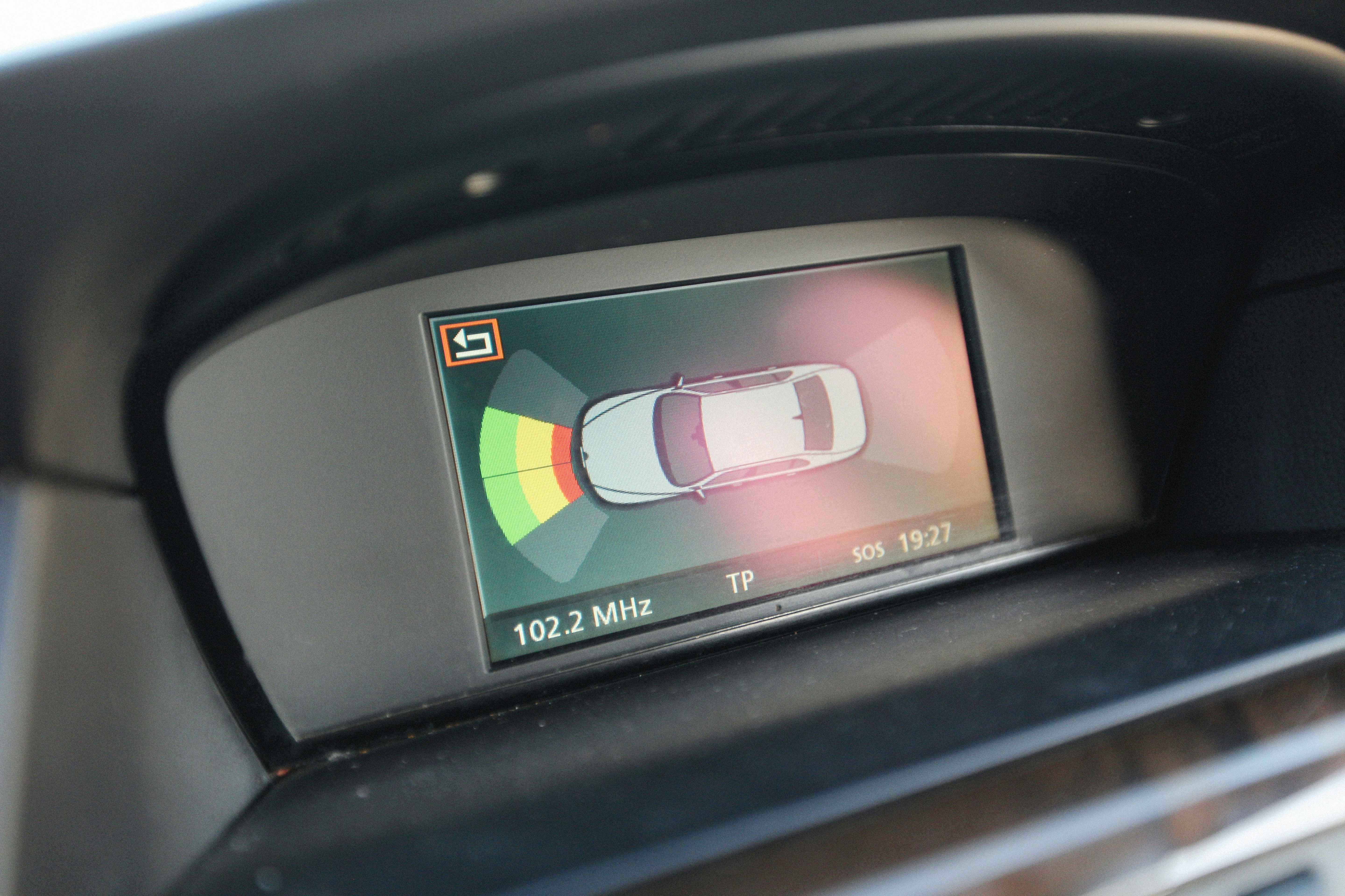 EV dashboard showing battery range and state of charge
