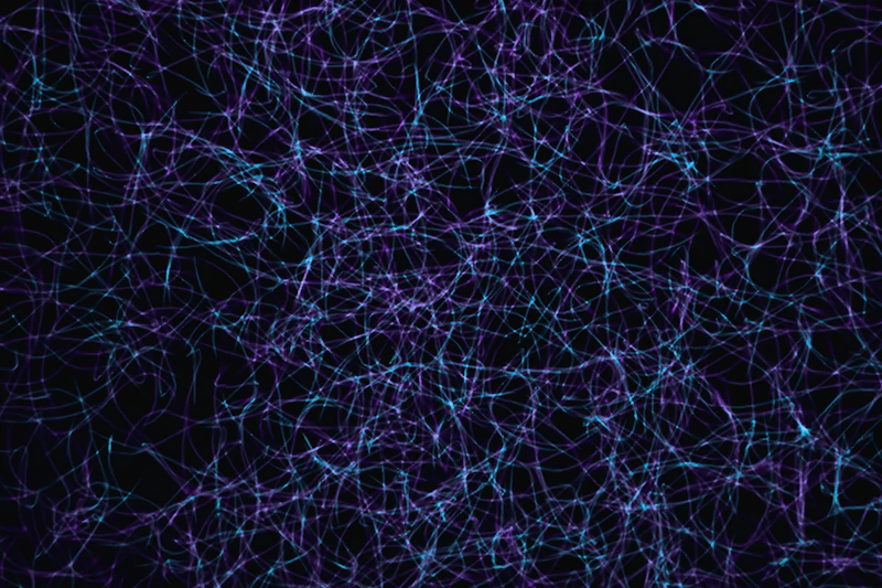 Dark blue background with lines