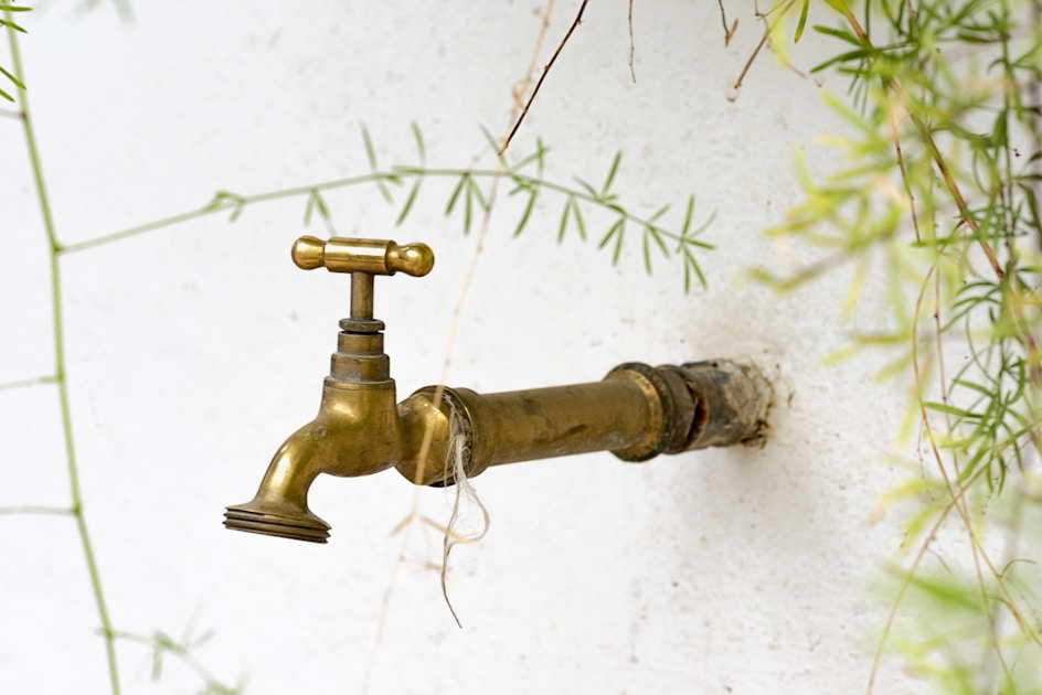 Old plumbing pipes