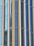 Detailed view of alucobond panels on a contemporary building exterior