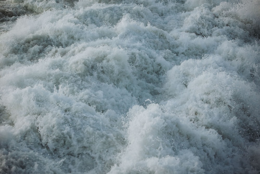 smoke coming out of the water