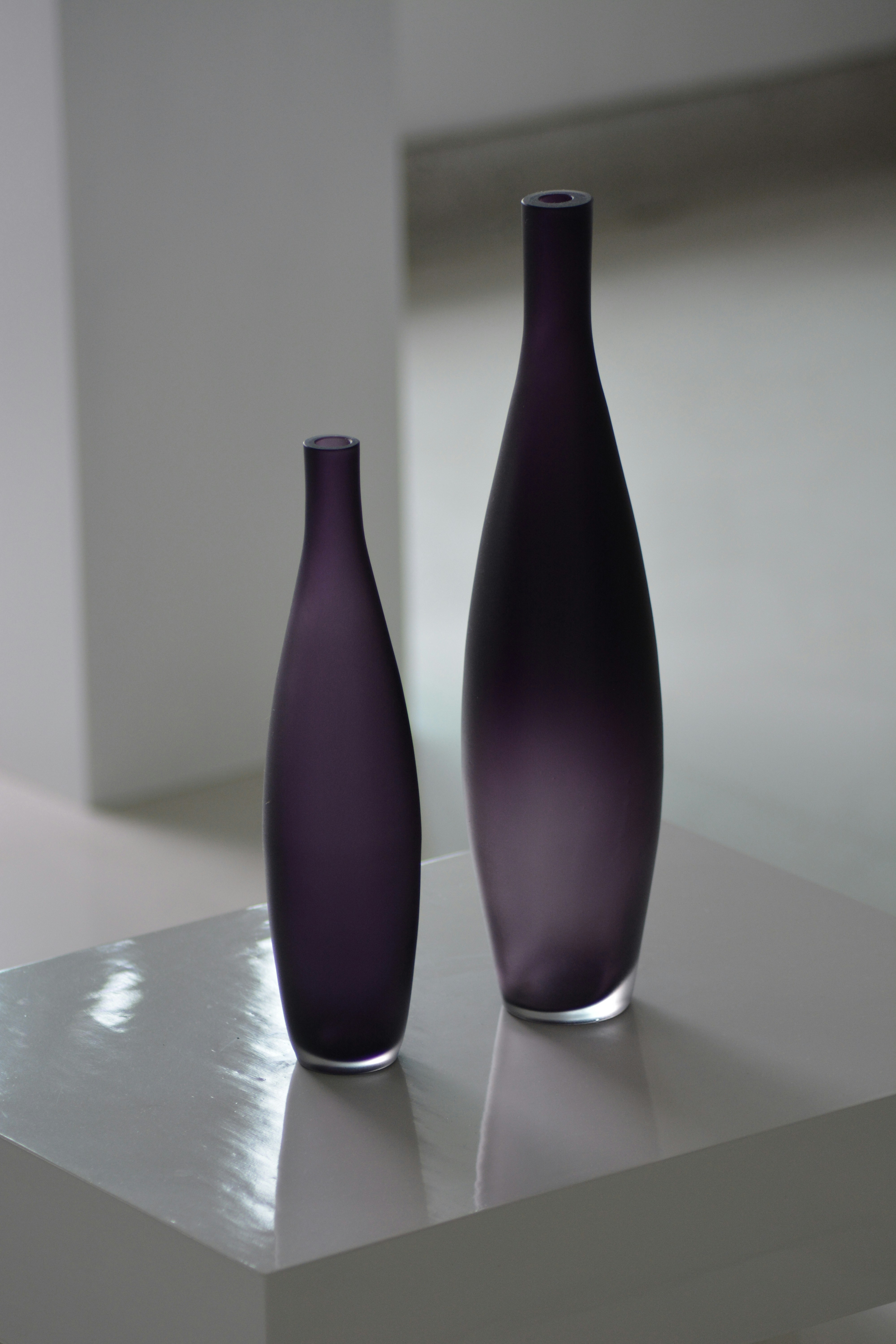 Stylish Purple Vases