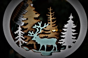 Deer in Pines