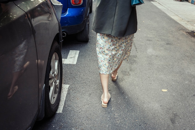 Blue bag street style Taipei