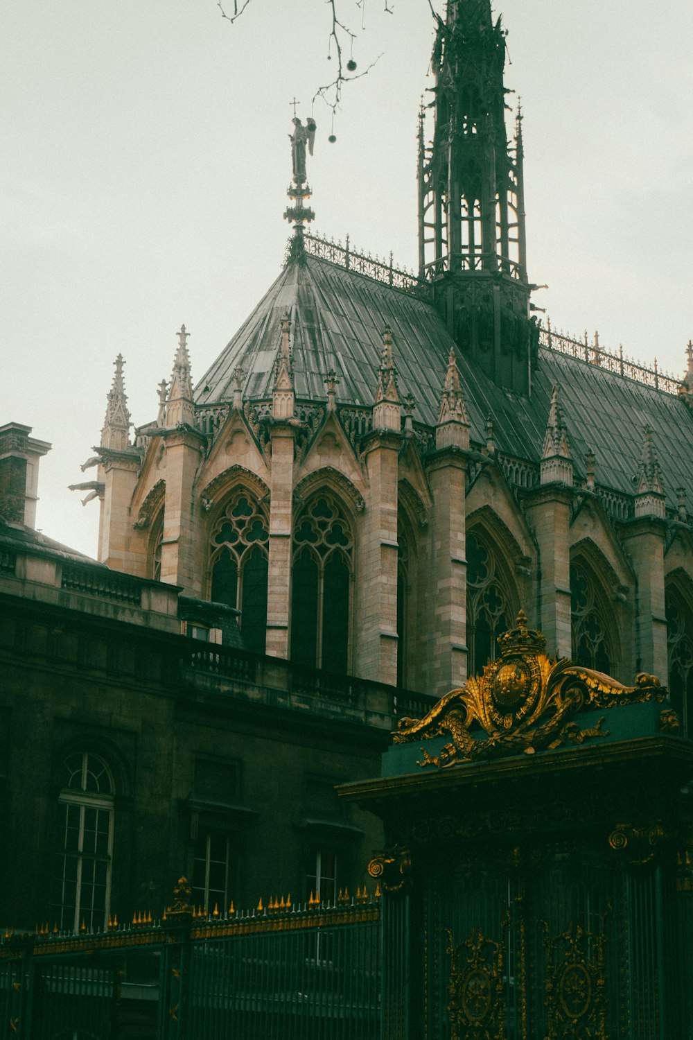 a tall building with a clock on top of it