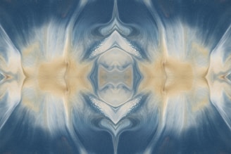 a picture of a blue and yellow abstract background