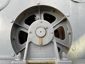 Close-up of a ventilation system component.