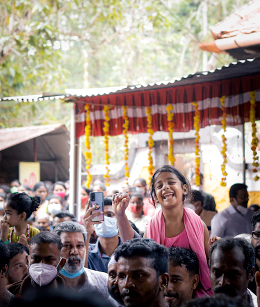 Community gathering in Kerala, India