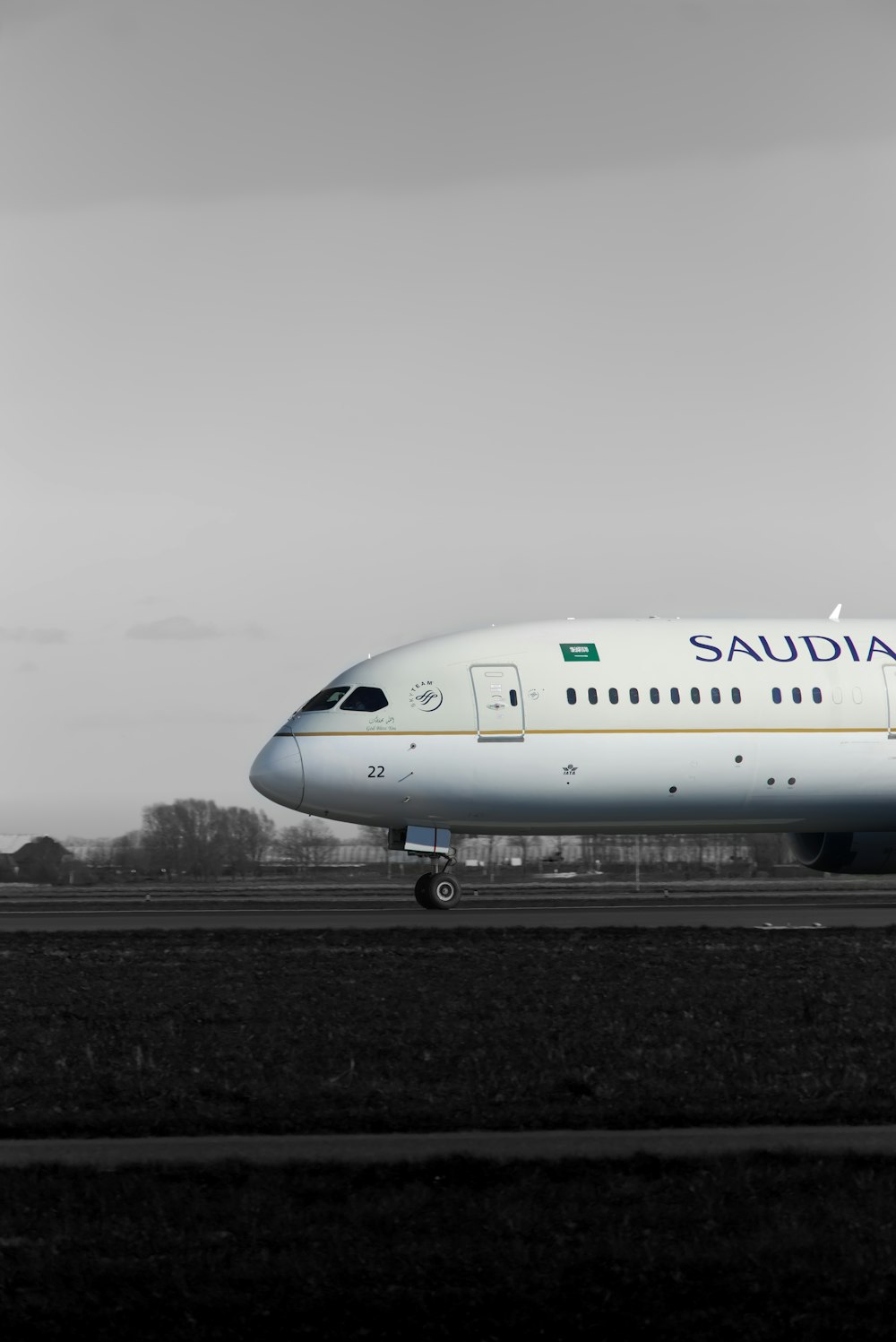 a large passenger jet sitting on top of an airport runway