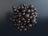 An abstract representation of chaos in black and white.