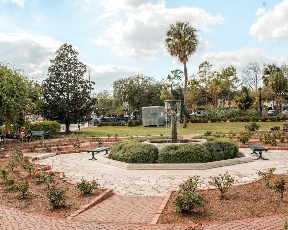 Central Park area in Winter Park, Florida