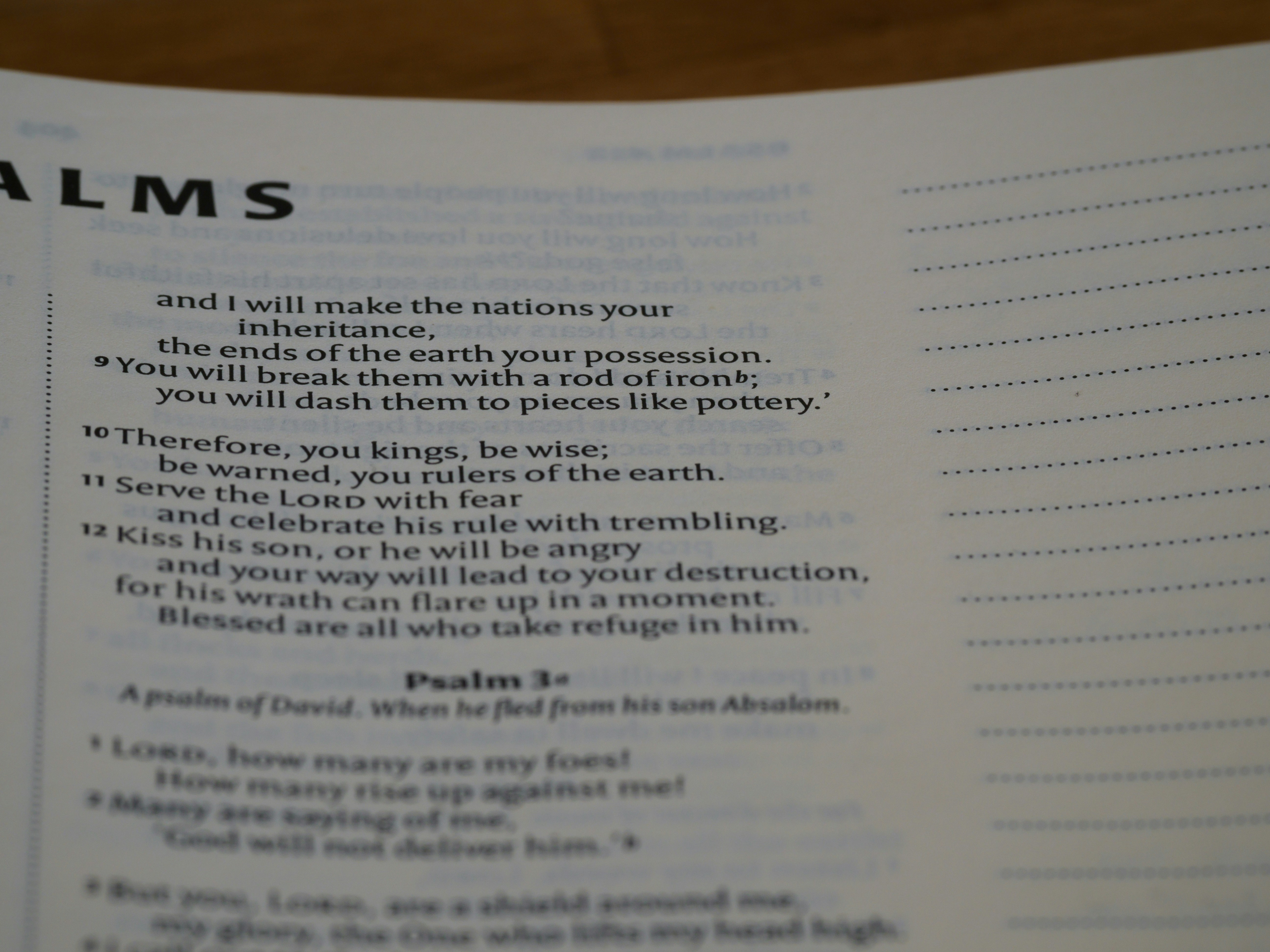 a close up of a book with a poem on it