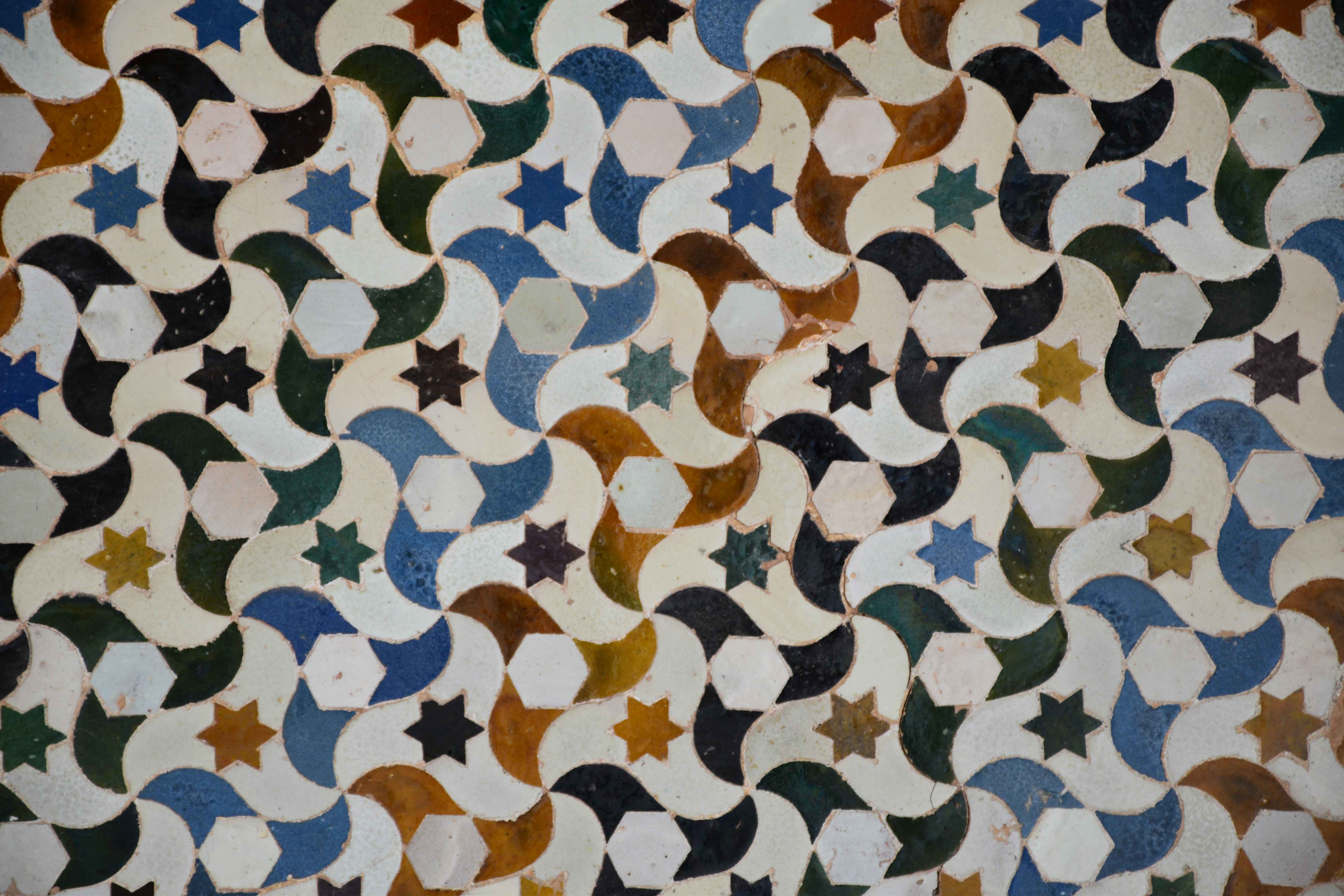 Exemple de motifs géométriques marocains