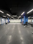 A calm and minimalistic fitness studio.