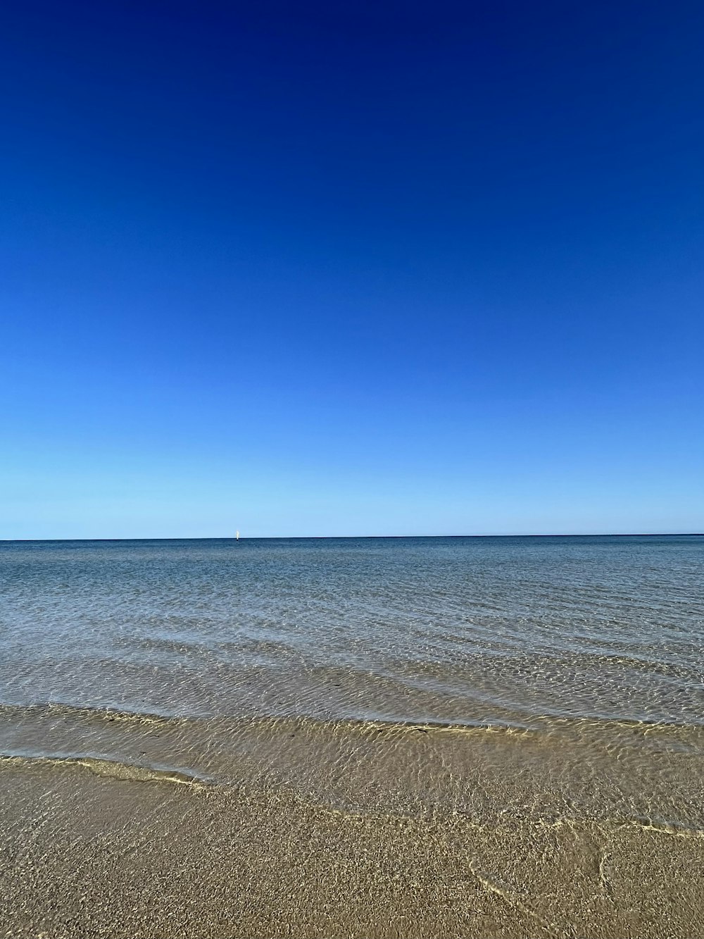 a view of the ocean from the beach