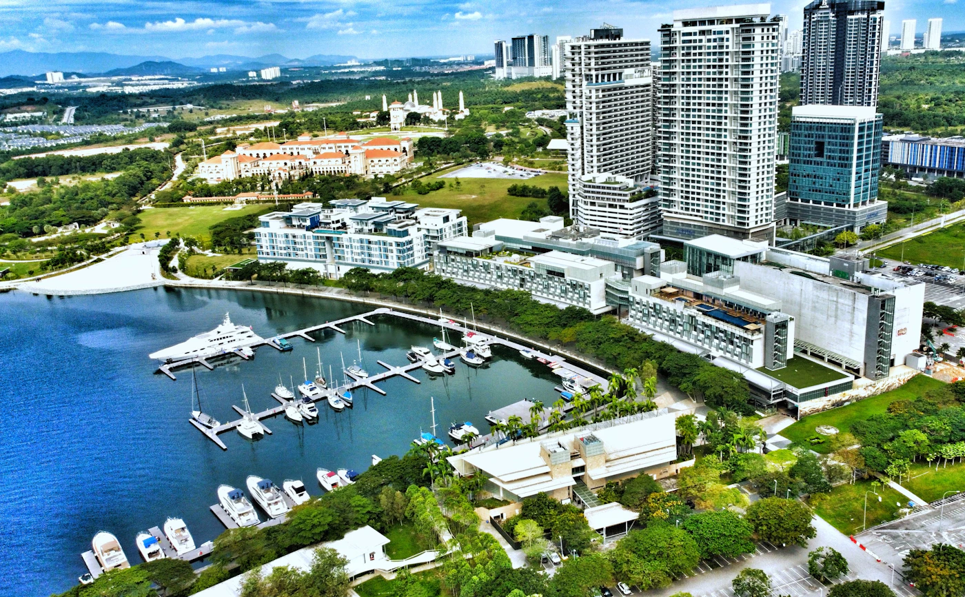 Puteri Harbour marina in Iskandar Puteri, Johor