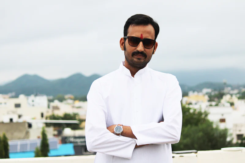 Half-Sleeve Cotton Panjabi — image 1