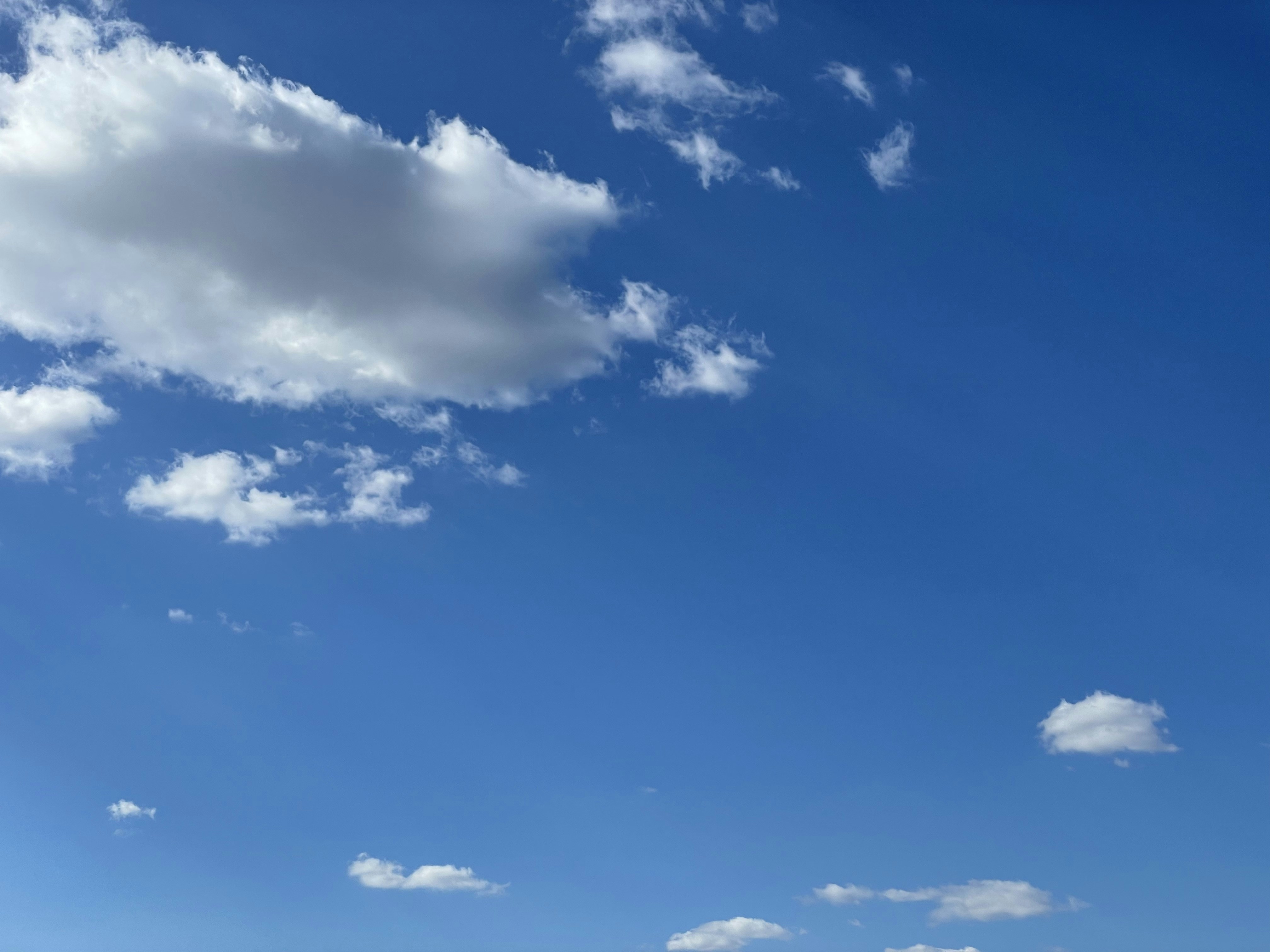 Blue sky with some clouds