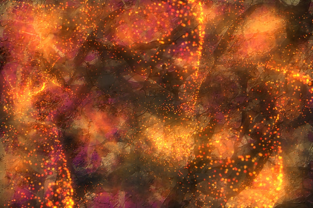 a digital painting of a firework pattern