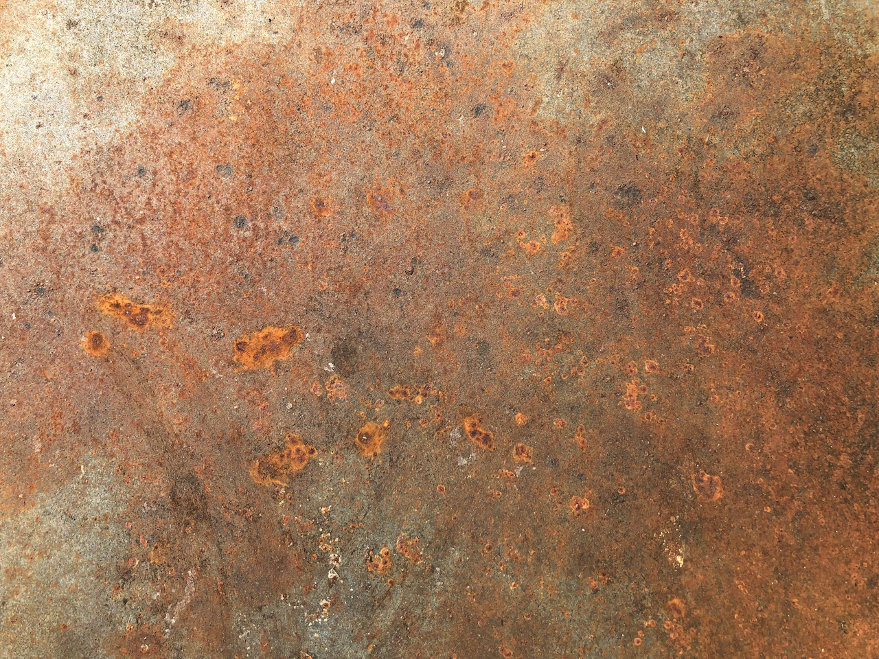 Close-up of a rusted iron surface