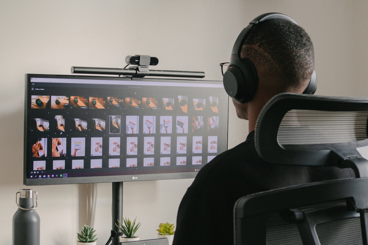 YouTube editor using AI video editing tools on a timeline in 2026