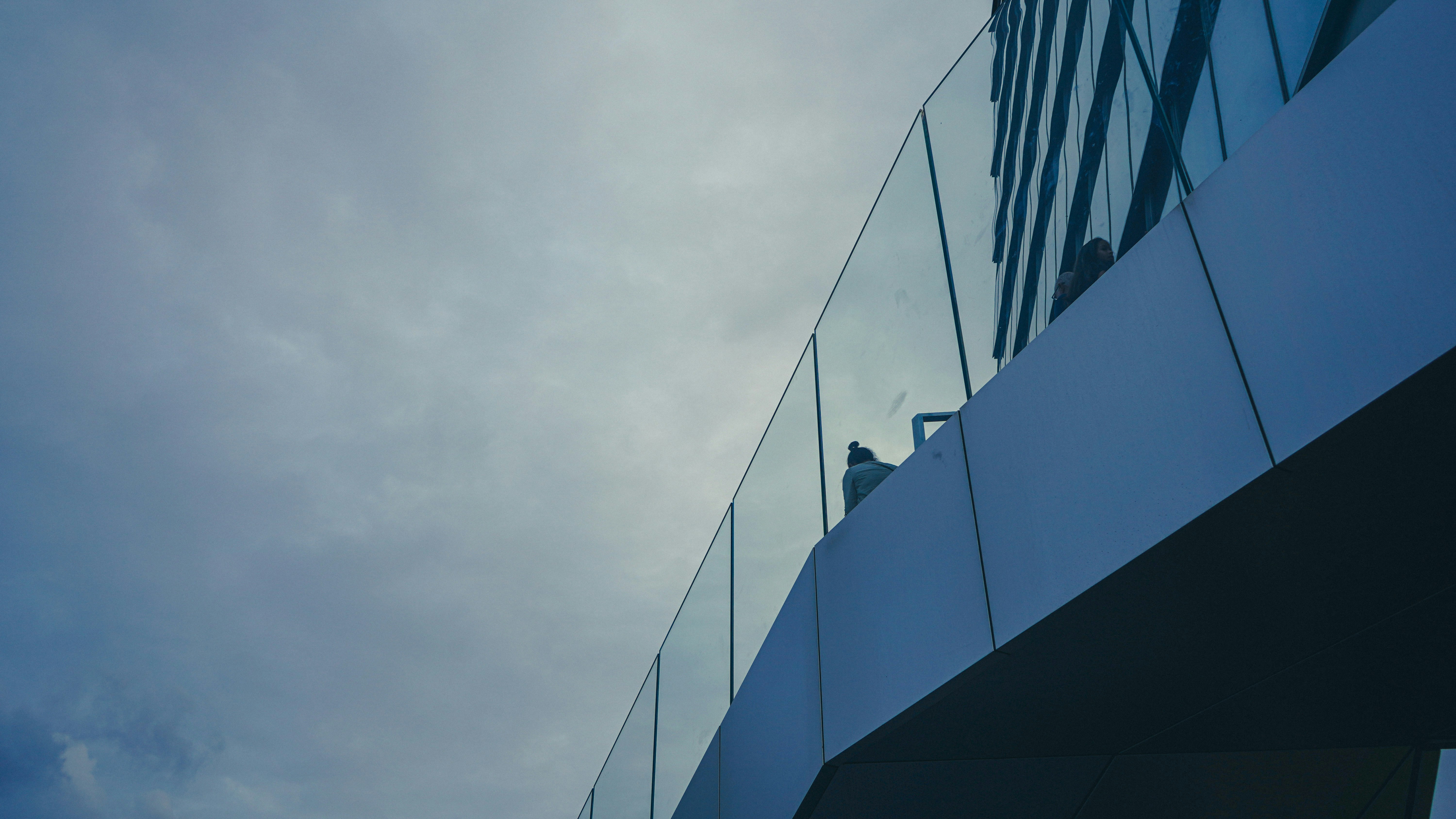 Tall logistics building