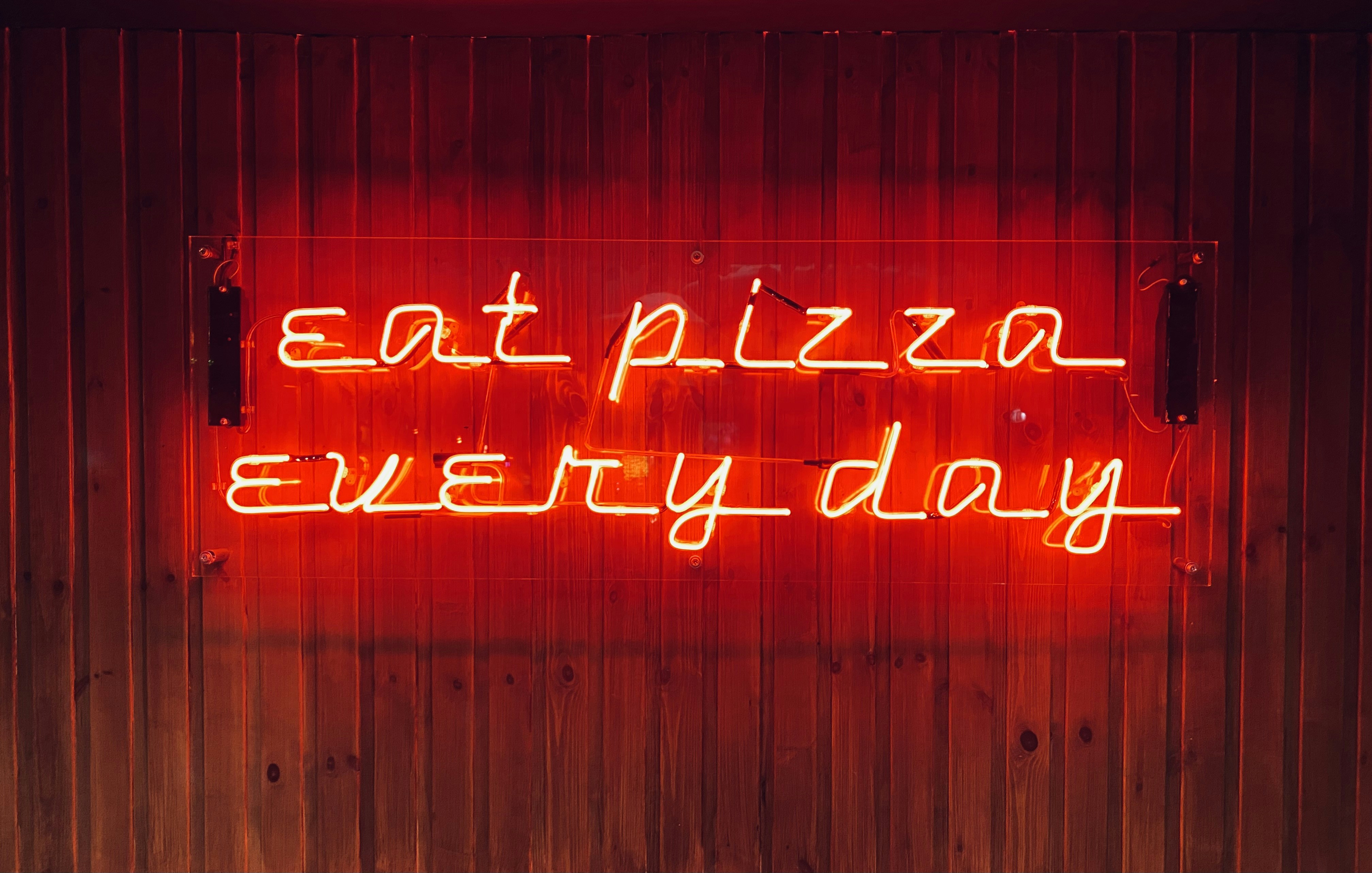 Restaurant neon sign