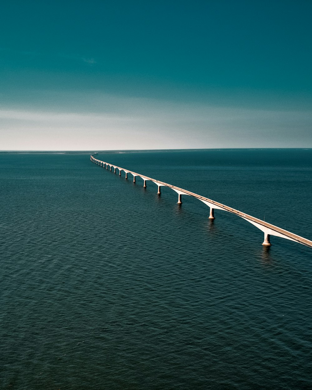 a bridge over a body of water
