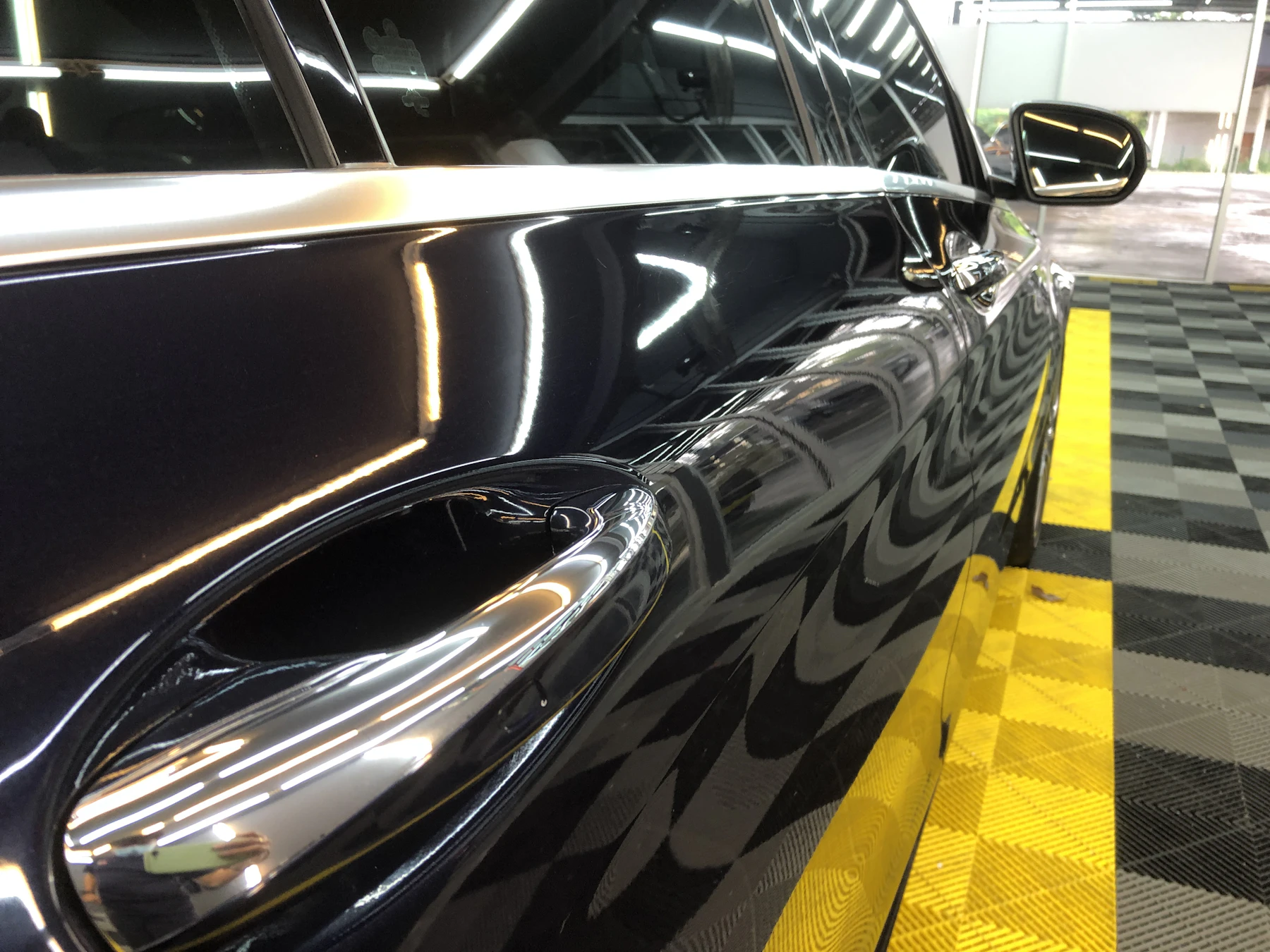 Vehicle finish after detailing