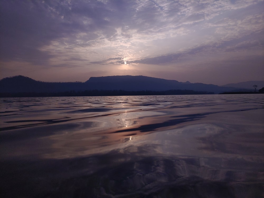 a body of water that has some water in it