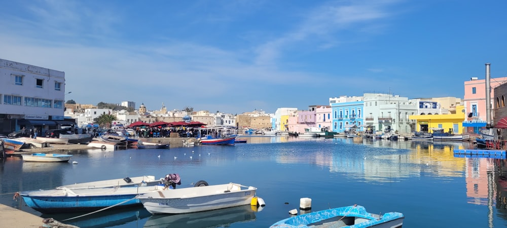 a harbor filled with lots of small boats