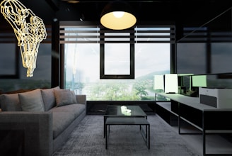 Living room interior showing natural light and modern fittings.