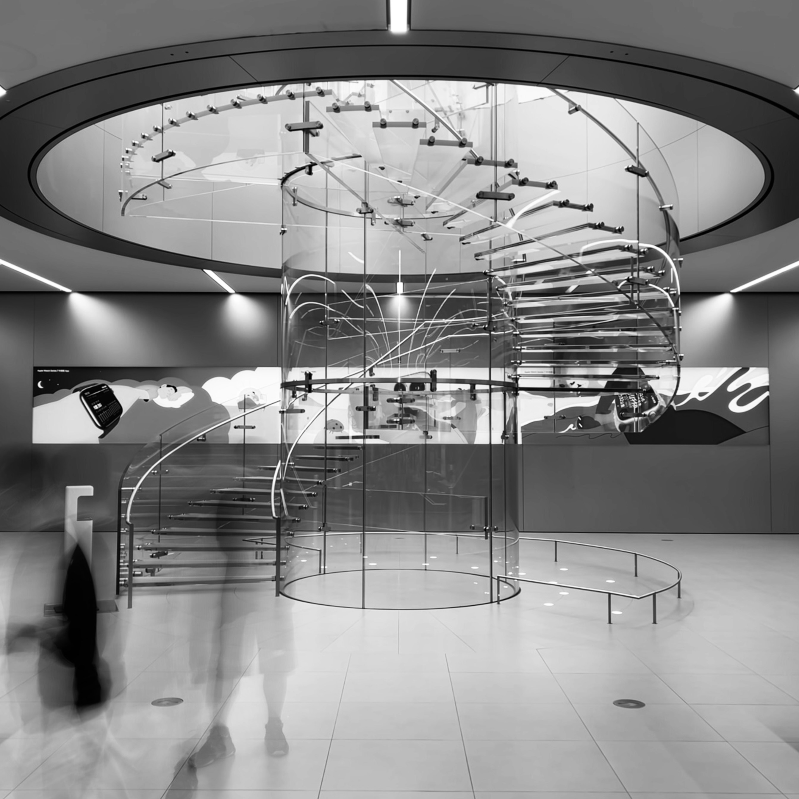 black white interior, wallpaper, Black and White Living Room: Design Ideas 2