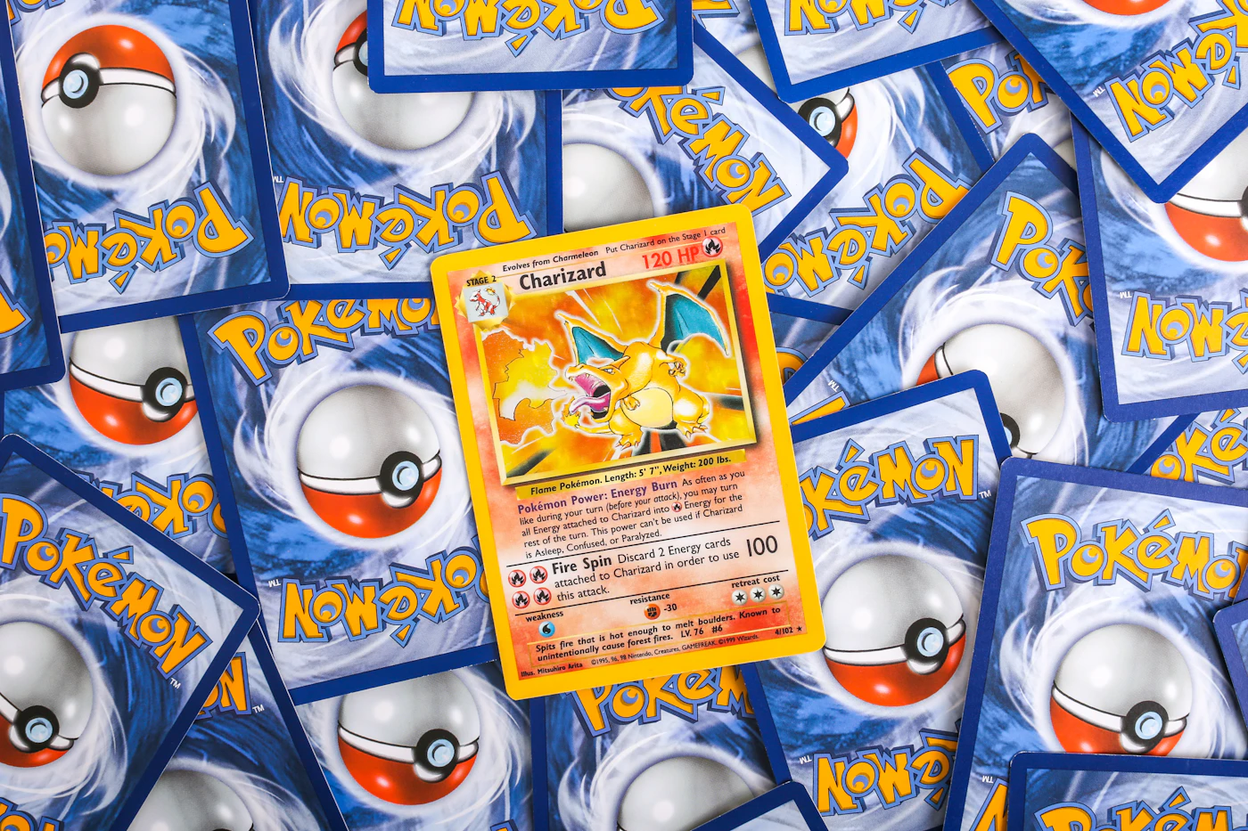 Pokemon trading cards