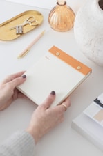 A serene workspace with tools and materials for personal service tasks.