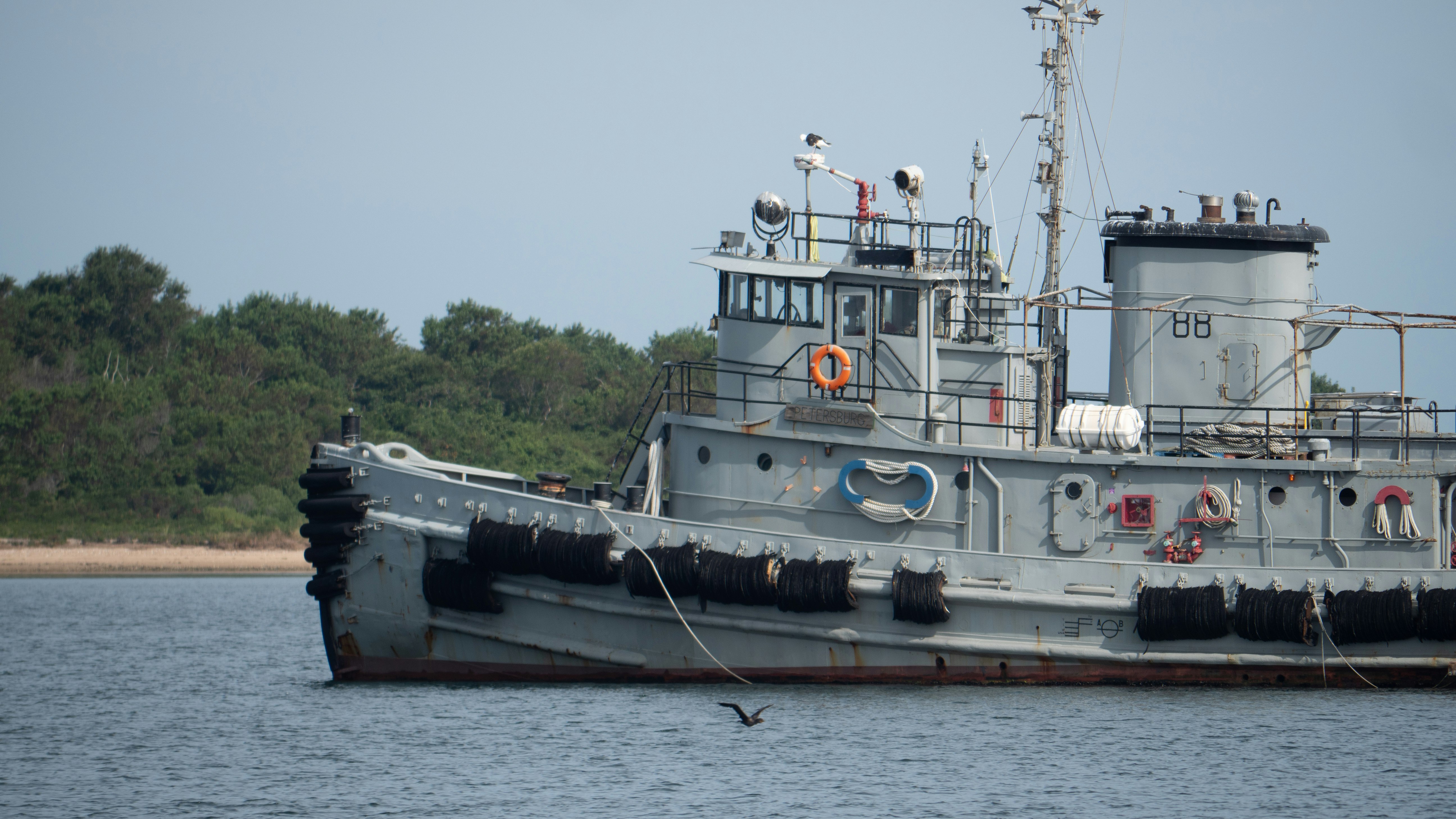 Tug boat in Block Island