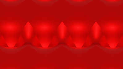 a red abstract background with shiny shapes