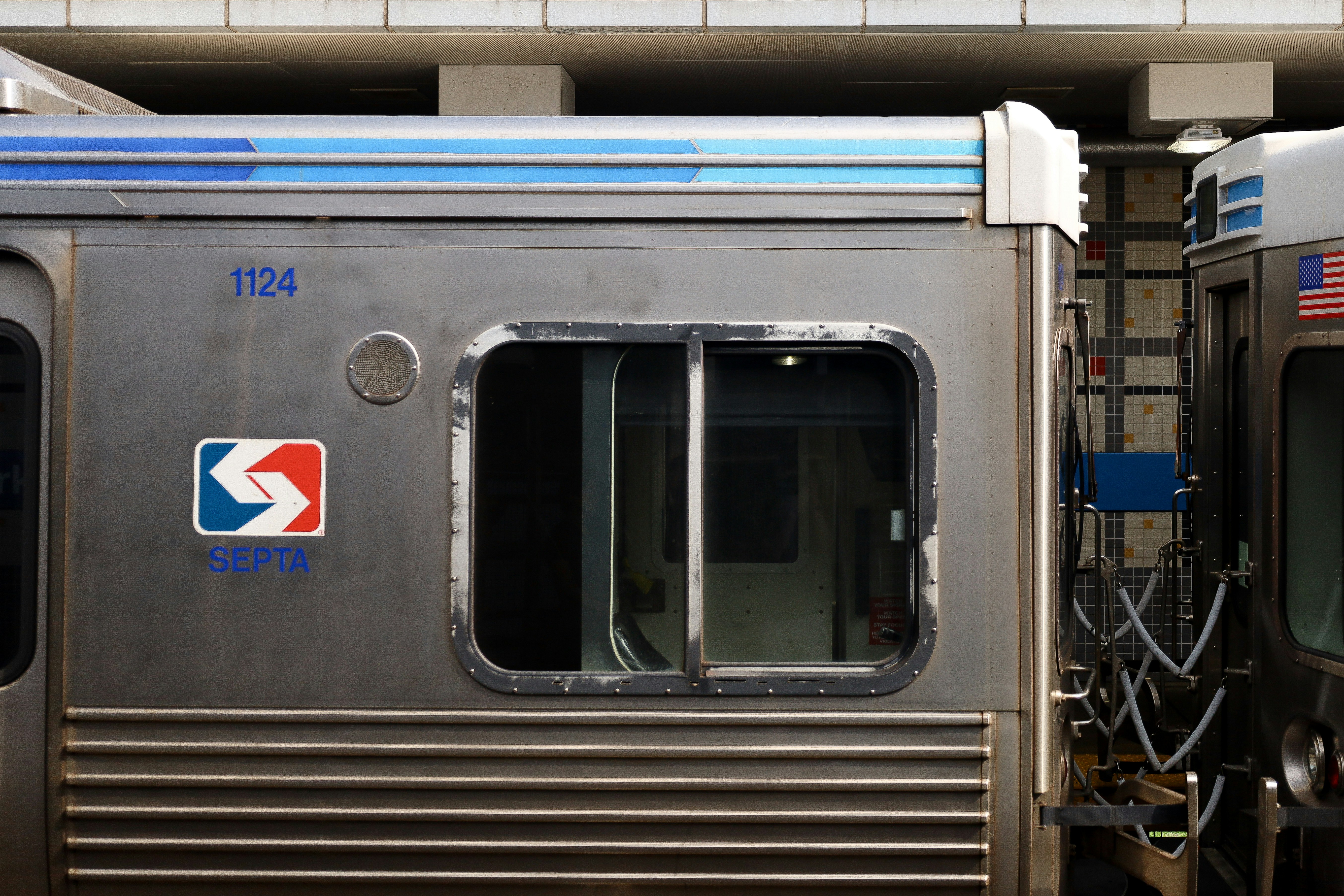 SEPTA train in Philadelphia 