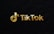 The image features a golden TikTok logo set against a dark, textured background.