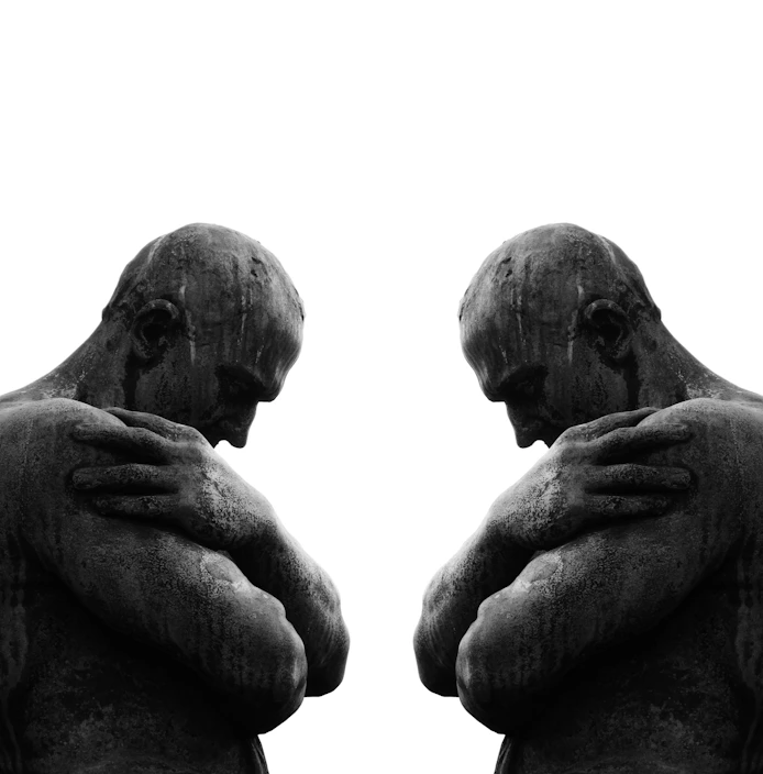 Homem de frente para o homem