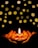 Close-up of a handmade candle glowing softly inside a vintage teacup on a wooden table.